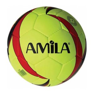 Μπάλα Ποδοσφαίρου AMILA Temo R No.4 Κίτρινη με Σχέδια