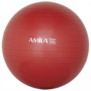 Μπάλα Γυμναστικής Amila Gymball 55cm Κόκκινη Bulk
