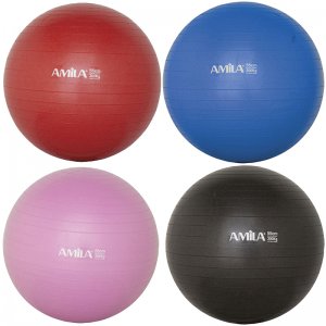 Μπάλα Γυμναστικής Amila Gymball 65cm σε διάφορα χρώματα