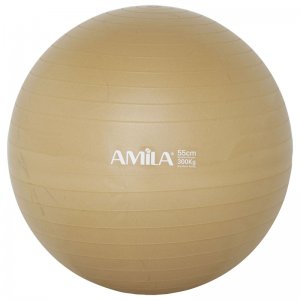 Μπάλα Γυμναστικής Amila Gymball 65cm Χρυσή Bulk