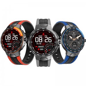 Αδιάβροχο Smartwatch Ρολόι με Μετρητή Παλμών, Απόστασης, Βημάτων, Θερμίδων, Ύπνου, Sport Δραστηριότητες &amp; Ειδοποιήσεις Κινητού - E15 - Σε 3 Χρώματα