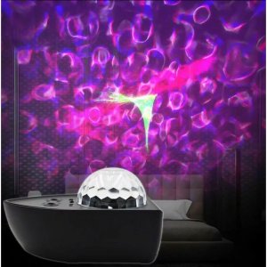 Διακοσμητικό Φωτιστικό LED Party Light Star Projector RGB Andowl Q-RG60 με Ηχείο και Τηλεχειριστήριο