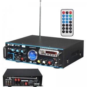 Ενισχυτής Ψηφιακό Ηχοσύστημα Καραόκε 12V-220V MP3 Player με σύνδεση Bluetooth &amp; USB με Τηλεχειριστήριο