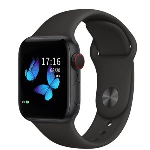 Bluetooth Smart Watch - Αδιάβροχο Ρολόι με Έγχρωμη Οθόνη Αφής, Οξύμετρο, Βηματομετρητή, Θερμιδομετρητή, Πιεσόμετρο, Παρακολούθηση Ύπνου Μαύρο OEM