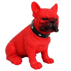 Μικρό Επαναφορτιζόμενο Ηχείο Bluetooth - Σκύλος BullDog Digital Speaker Κόκκινο CH-M212
