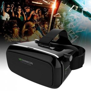 VR Μάσκα Metaverse Εικονικής Πραγματικότητας για Κινητό - Shinecon Smartphone VR Headset Μαύρο