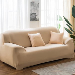 Ελαστικά Καλύμματα για Τριθέσιο Καναπέ 185cm - 230 cm - Elastic Sofa Cover Μπεζ