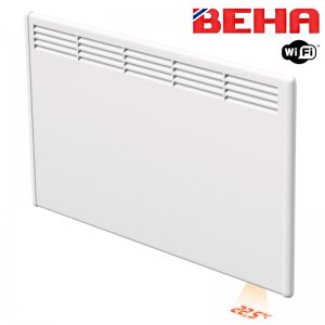Επιτοίχιος Θερμοπομπός Ρεύματος 1000 W με Μεταλλικό Περίβλημα, WiFi, Προβολέα Θερμοκρασίας στο Δάπεδο &amp; Ηλεκτρονικό Θερμοστάτη