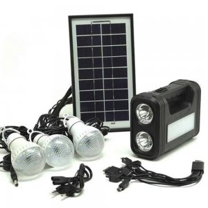 Ηλιακό Σύστημα με 3 Λάμπες - GDPLUS GD-17 LED Solar Light Lamp System Kit