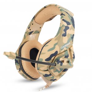 Onikuma Gaming Ακουστικά με Μικρόφωνο 3.5mm και Λειτουργία Μείωσης Θορύβου Μικρόφωνου - Over Ear Gaming Headset with Noise Cancelling Microphone