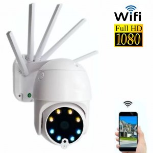 Jortan Αδιάβροχη Έξυπνη WiFi PTZ Κάμερα Ασφαλείας 1080p 2MP με Αpp Εφαρμογή Παρακολούθησης, 5 Κεραίες, Νυχτερινή Λήψη &amp; Μικρόφωνο