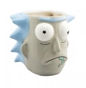 Τρισδιάστατη Κεραμική Κούπα Rick and Morty Rick Sanchez για Καφέ &amp; Τσάι 500ml