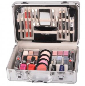 Πλήρες Σέτ Βαλιτσάκι Μακιγιάζ - Miss Young Make Up Kit Small - Αλουμινένιο
