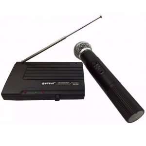Σύστημα KARAOKE με Επαγγελματικό Ασύρματο Μικρόφωνο και Ασύρματο Πομπό SM-200 WVNGR®