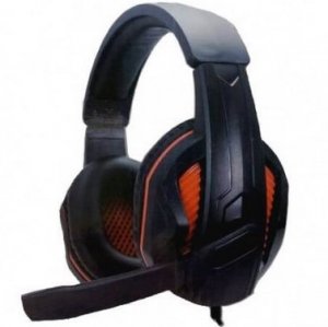 Andowl Gaming Ακουστικά Over Ear Headset 3.5mm Μαύρο,Πορτοκαλί QY-881