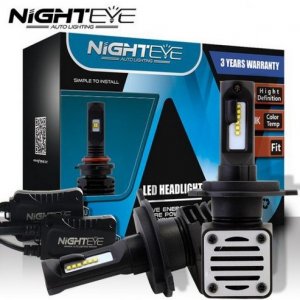 2x Nighteye Λαμπτήρες LED Φώτα Πορείας H4 80W 6500K N1 A393 12000Lm