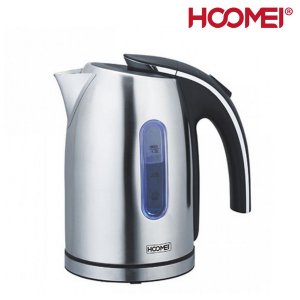 Hoomei Inox Βραστήρας Νερού 1.2l 1630W με Περιστρεφόμενη Βάση HM-5512
