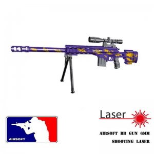 Αεροβόλο Όπλο Μοντελισμού Sniper Rifle με Διόπτρα &amp; Λέιζερ Στόχευσης 5899-2