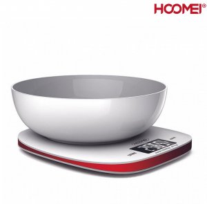 Hoomei Ψηφιακή Ζυγαριά Ακριβείας Κουζίνας 1gr - 5kg με Μπολ &amp; Οθόνη LCD HM-1235