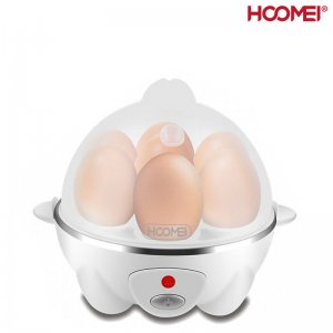 Hoomei Βραστήρας Αυγών 350W με 7 Θέσεις - Λευκό