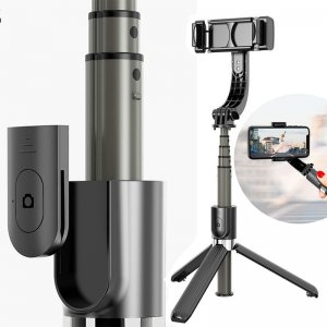 Πτυσσόμενος Σταθεροποιητής Κινητού - Gimbal - Τρίποδο - Selfie Stick με Ενσωματωμένο &amp; Αποσπώμενο Bluetooth Χειριστήριο, OEM