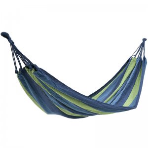 Μονή Αιώρα Υφασμάτινη Μπλε , Πράσινο - Single Camping Hammock