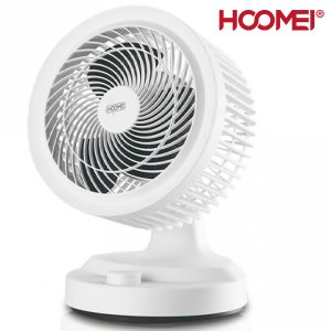 Hoomei Επιτραπέζιος Ανεμιστήρας 25W με Διάμετρο 25cm &amp; 2 Ταχύτητες - Λευκός