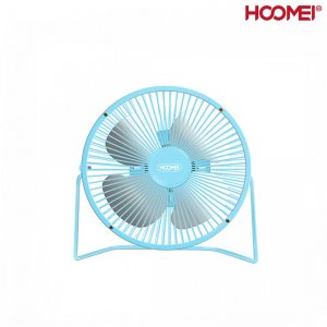 Hoomei Επιτραπέζιο Μεταλλικό Ανεμιστηράκι USB 5W 18cm - Γαλάζιο