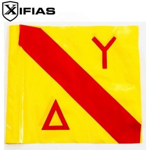 Xifias Σημαία Σκέτη για Σημαδούρα Κίτρινη