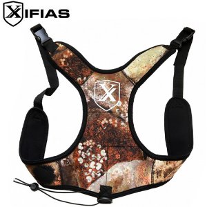 Xifias Γιλέκο Βαρών Πλάτης για Καταδύσεις NEOPREN Καφέ Παραλλαγής