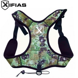Xifias Γιλέκο Βαρών Πλάτης για Καταδύσεις NEOPREN Πράσινο Παραλλαγής