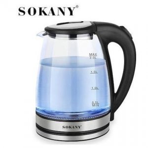Sokany Βραστήρας 2lt 1500W Μαύρος