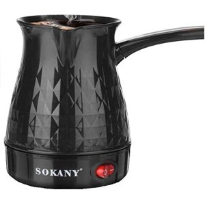 Sokany Ηλεκτρικό Μπρίκι 600W με Χωρητικότητα 500ml Μαύρο