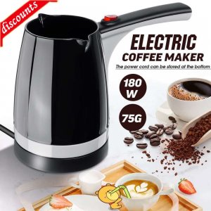 Sokany Ηλεκτρικό Μπρίκι 1000W με Χωρητικότητα 250ml Μαύρο