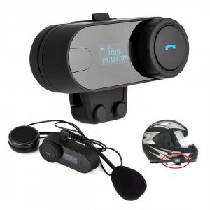 FreedCon Bluetooth Ασύρματο Σύστημα Ενδοεπικοινωνίας με Οθόνη LCD για Κράνος Μηχανής - Motorcycle Intercom System Αναβάτη Μοτοσυκλέτας