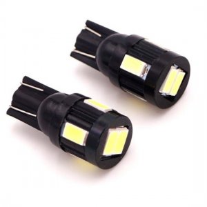 2x Ψείρες LED T10 6SMD 5050 για Αυτοκίνητα &amp; Μοτοσυκλέτες