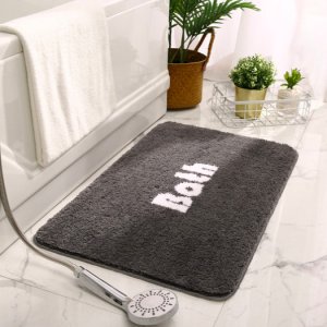 Χαλάκι Μπάνιου Έξτρα Απορροφητικό - Bathroom Rug Μαύρο