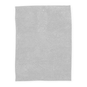 Απαλό Πατάκι Μπάνιου Υψηλής Απορρόφησης Microfibre 40x60cm Ανοιχτό Γκρι