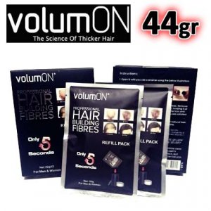 VolumON Hair Building Fibers Refill Pack, Μικρο-ίνες Κερατίνης 44gr σε διάφορα χρώματα
