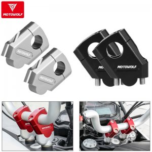Motowolf Αποστάτες Τιμονιού Μοτοσυκλέτας 5cm Φ22mm