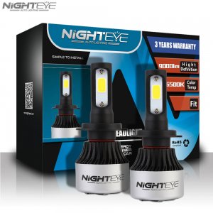 2x Nighteye Λαμπτήρες LED Φώτα Πορείας 12,24V H7 2x36W 6500k IP68 Α315 S2 9000Lm