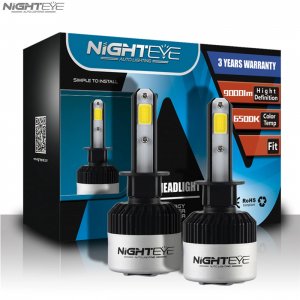 2x Nighteye Λαμπτήρες LED Φώτα Πορείας 12,24V H1 2x36W 6500k IP68 Α315 S2 9000Lm