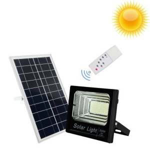 Αδιάβροχος Ηλιακός 400 SMD LED Προβολέας 200W με Φωτοβολταϊκό Πάνελ - Τηλεχειριστήριο &amp; Χρονοδιακόπτη