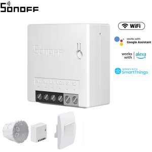 SONOFF Mini Έξυπνος Ενδιάμεσος Διακόπτης WiFi για Διαχείριση &amp; Μετατροπή Απλών Συσκευών σε Smart