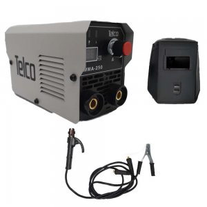 Telco Επαγγελματική Ηλεκτροκόλληση Inverter MMA 250 με Ρυθμιζόμενο Ρεύμα Συγκόλλησης 20-250Α, Μάσκα, Προστασία, Ανεμιστήρα, Υποδοχή έως 2.5 Ηλεκτρόδιο