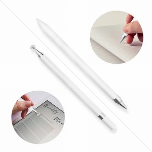 Έξυπνο Stylus Μαγνητική Ψηφιακή Γραφίδα - Στυλό 2 σε 1 για Κινητά, iPad, Tablet &amp; Χρήση σε Χαρτί - Λευκό