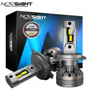 2x Novsight Λαμπτήρες LED Φώτα Πορείας Αυτοκινήτου 12,24V H4 120W (2x60W) 22000LM 6500K IP68 A500 N37