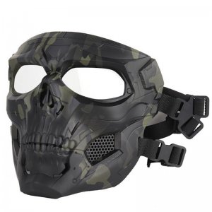 Προστατευτική Μάσκα για Κυνήγι / Paintball / Air - Soft σε Σχήμα Κρανίου Full Face Tactical Gear