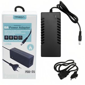 Universal Τροφοδοτικό Πρίζας 6A - 220V AC σε DC 12V - Treqa