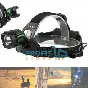 Φακός με 1 LED T6 Κεφαλής για Ποδηλάτες / Camping / Ψάρεμα / Αναρρίχηση Υψηλής φωτεινότητας 2000 Lumen με Zoom Αδιάβροχος - USB Επαναφορτιζόμενος Headlamp